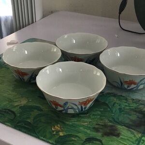 Chinese ceramics sauce  bowl - set of 4